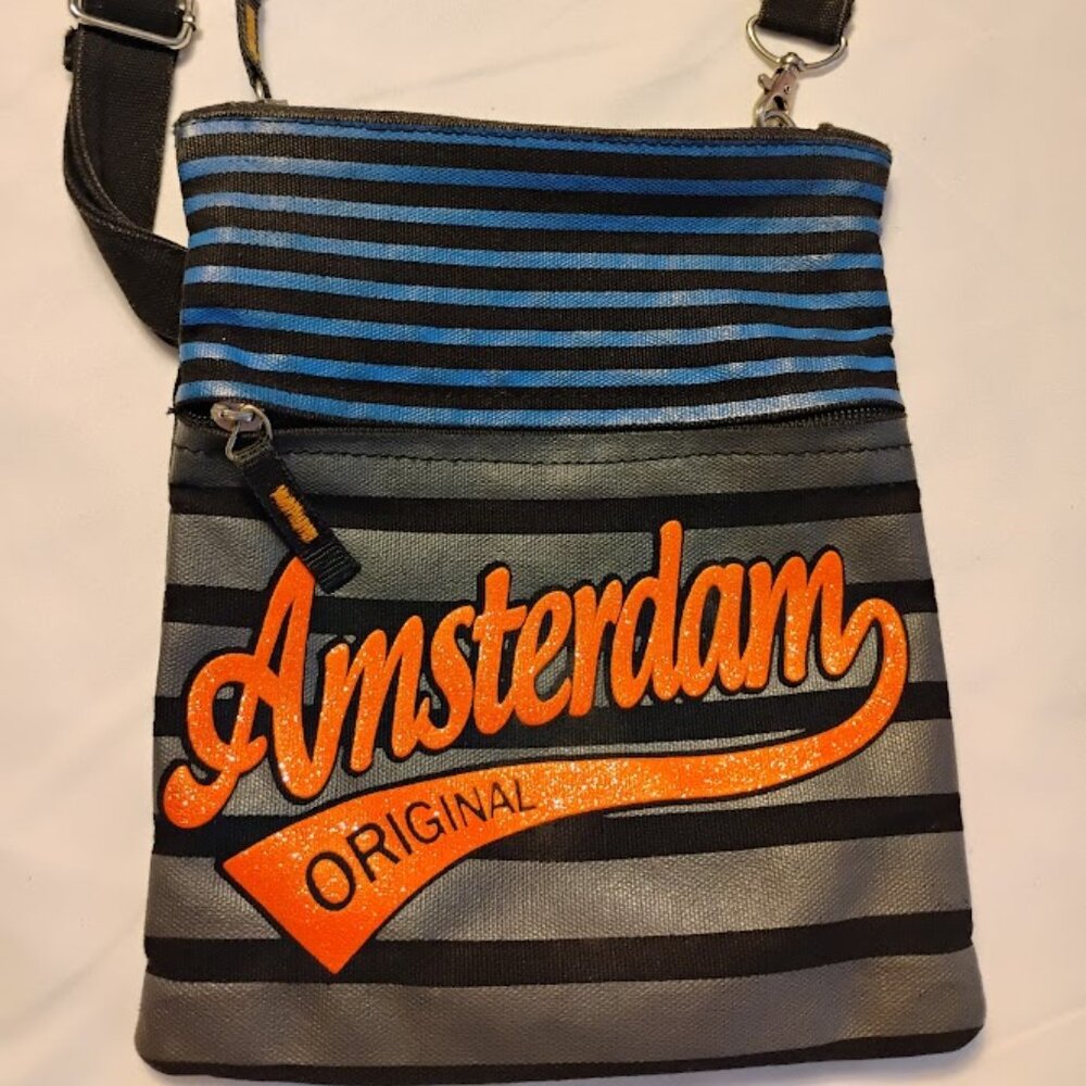 Amsterdam Original Crossbody Bag Stripe Travel Shoulder Purse